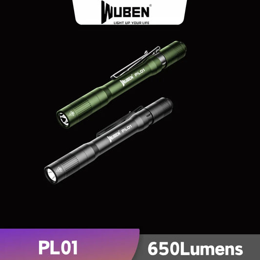 WUBEN PL01 – Lampe Stylo EDC 650lm Rechargeable USB-C – Résistance 2m