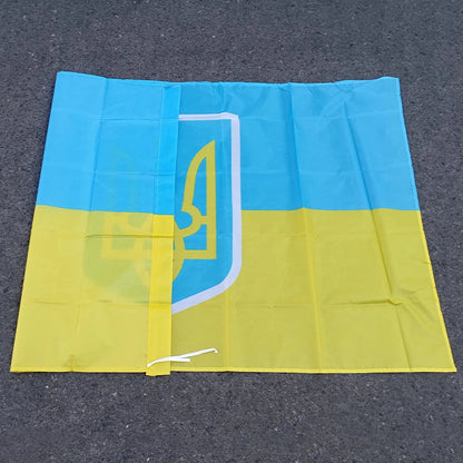 Drapeau Présidentiel Ukrainien – 90x150 cm – Bannière de l'Ukraine – Décoration Intérieure – 100% Polyester BLACKBEARD OUTDOOR INDUSTRIES