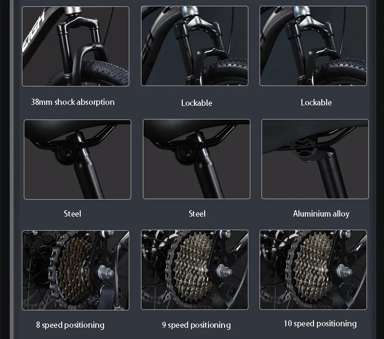 Vélo de Montagne Soft Tail 26"/29" – VTT Double Amortissement pour Descente, Cross Country & Dirt - BLACKBEARD OUTDOOR INDUSTRIES