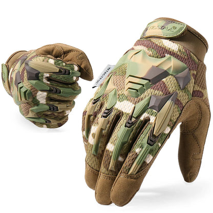 Gants Tactiques Plein Doigt Airsoft Paintball – Tactile Anti-Dérapant Combat