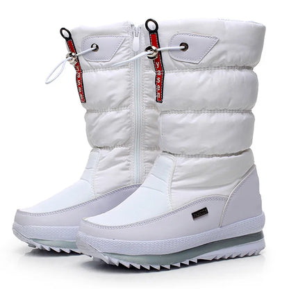 Bottes d’Hiver Femme à Plateforme – Chaudes, Antidérapantes, Mi-Mollet – Style Élégant et Confort Assuré - BLACKBEARD OUTDOOR INDUSTRIES