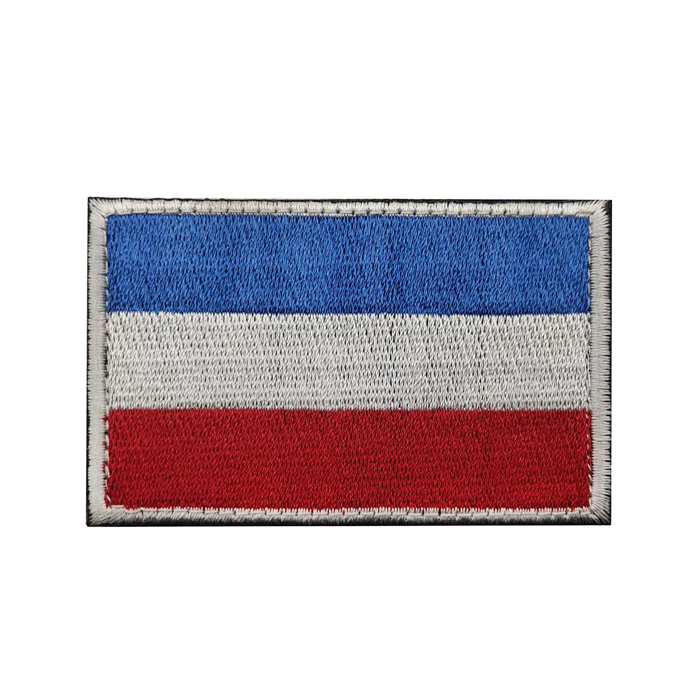 Patch Brodé Drapeau – international | Patch Militaire Tactique Velcro - BLACKBEARD OUTDOOR INDUSTRIES