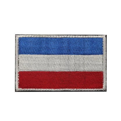 Patch Brodé Drapeau – international | Patch Militaire Tactique Velcro - BLACKBEARD OUTDOOR INDUSTRIES