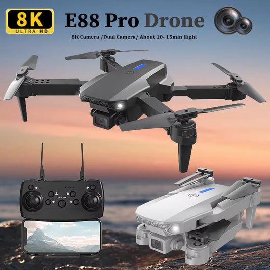 KBDFA 2025 E88 Professional Wide Angle RC HD 4K Camera drone Ma boutique
