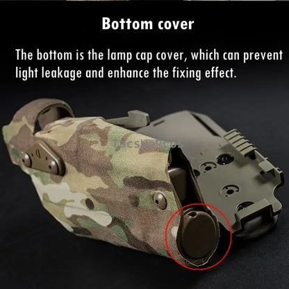 Holster Tactique de Cuisse – Pour Glock 17 Gen4 / G19 avec Lampe X300 / X300U - BLACKBEARD OUTDOOR INDUSTRIES