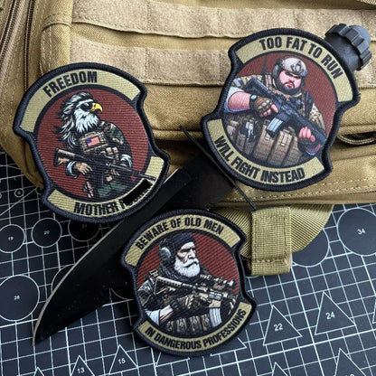 Patch Tactique M4 Rifleman – Badge avec Fixation Velcro - BLACKBEARD OUTDOOR INDUSTRIES