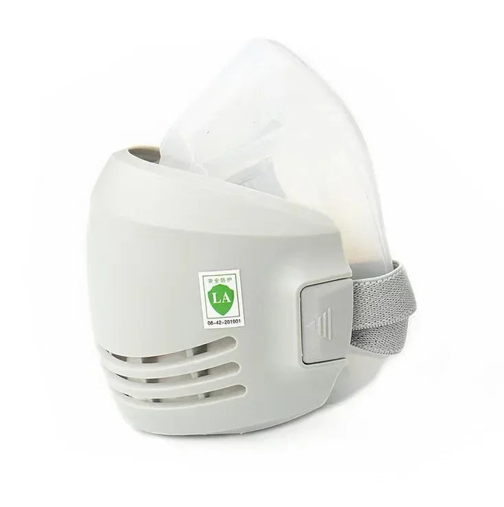 Masque Anti-Poussière avec 20 Filtres en Coton - Respirateur Demi-Visère pour Protection Contre la Poussière, Brouillard, Fumée et Gaz - Idéal pour l'Industrie, la Construction et le Travail Général BLACKBEARD OUTDOOR INDUSTRIES