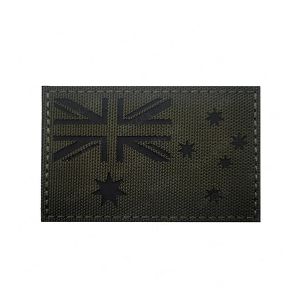 Patch Drapeau Réfléchissant Tactique – Badge Militaire Velcro, 29 Pays, 8x5 cm