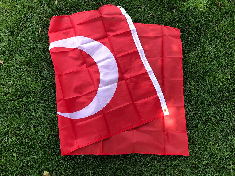 Drapeau de la Turquie 90x150 cm – Bannière en Polyester (Intérieur et Extérieur) BLACKBEARD OUTDOOR INDUSTRIES