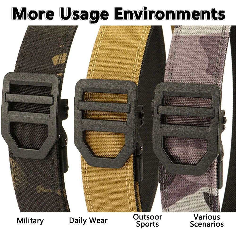 Ceinture tactique police TUSHI nylon boucle métal - BLACKBEARD OUTDOOR INDUSTRIES