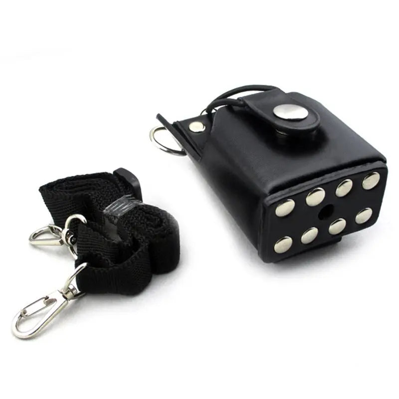 Étui Rigide Cuir Artificiel Radio – Holster Ouverture Haute avec Clip Ceinture et Bandoulière pour GP328Plus, SMP418, GP644