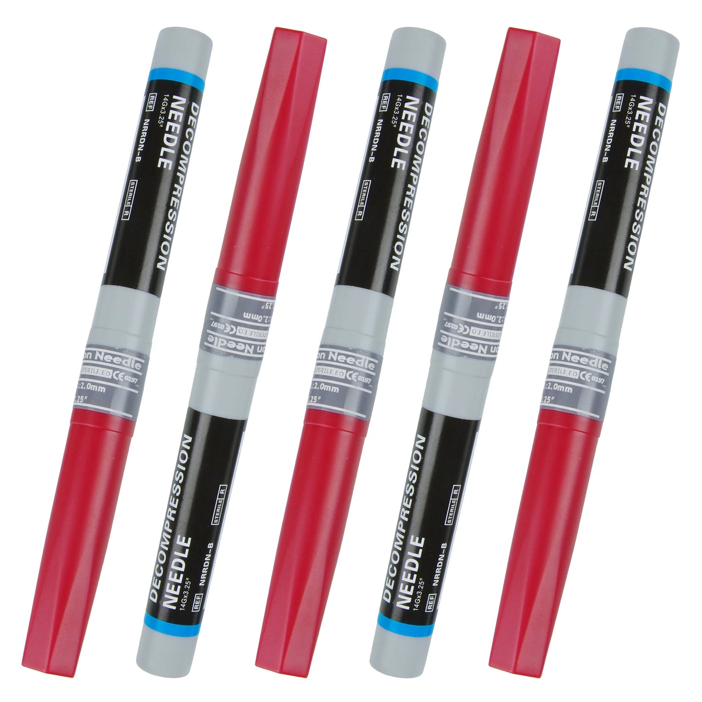 Kit Médical de Décompression pour Pneumothorax avec Aiguille Sanke - 14ga 50g - Catheter de Décompression d'Urgence (IFAK) - BLACKBEARD OUTDOOR INDUSTRIES