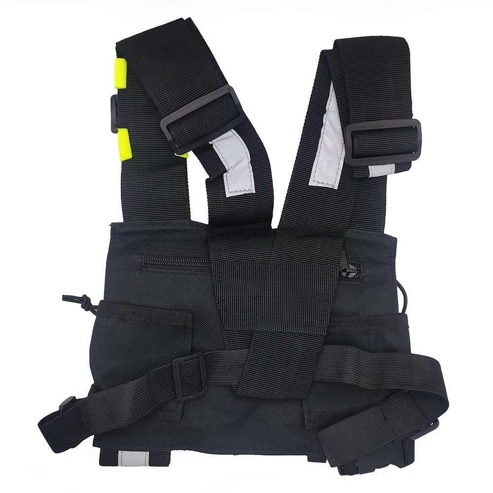 Holster Radio Tactique Épaule – Harnais Poitrine Walkie Talkie | Nylon Militaire