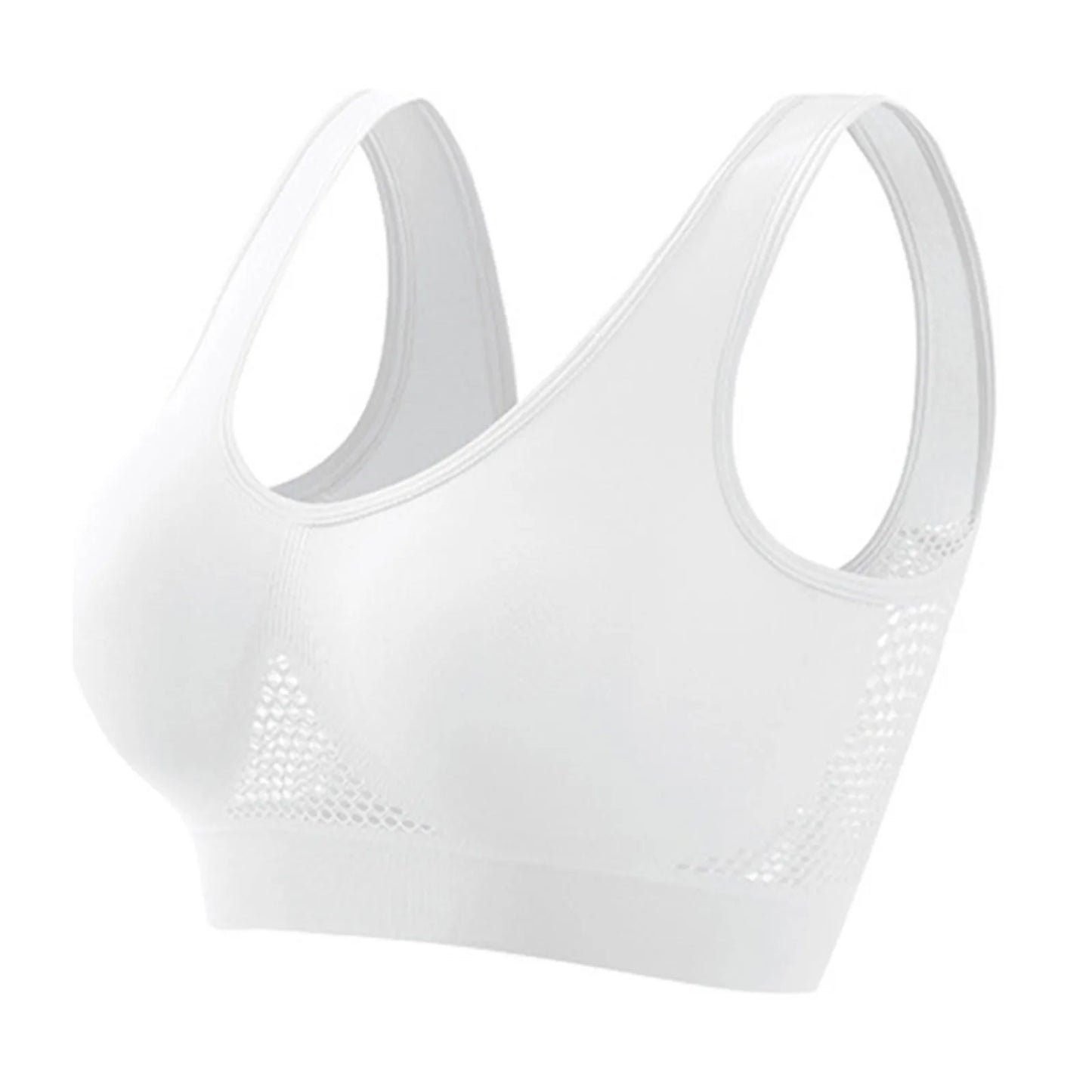 Brassière Sport Femme Sans Armature – Soutien-gorge Yoga Running Grande Taille S–5XL