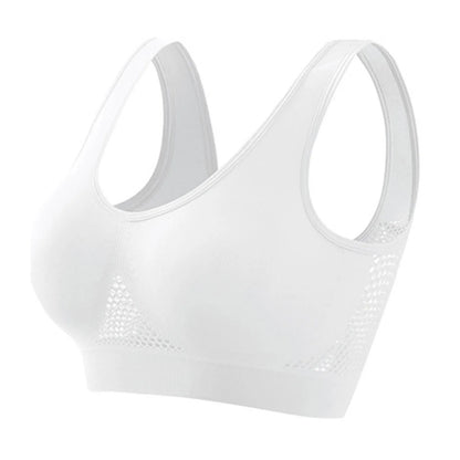 Brassière Sport Femme Sans Armature – Soutien-gorge Yoga Running Grande Taille S–5XL