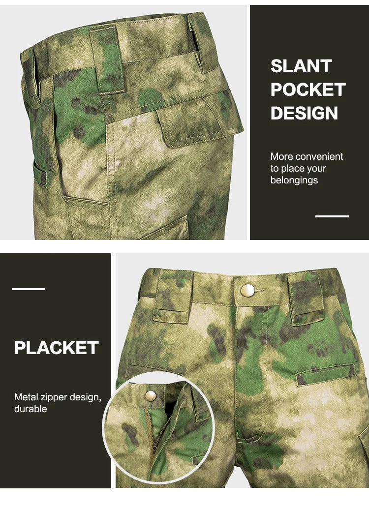 Uniforme Tactique BDU - Ensemble Camouflage avec Chemise et Pantalon | Vêtements de Randonnée, Chasse, Entraînement et Airsoft BLACKBEARD OUTDOOR INDUSTRIES
