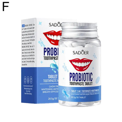 Comprimés Dentifrice à Croquer – 62 Pastilles Menthe Fraîche - BLACKBEARD OUTDOOR INDUSTRIES