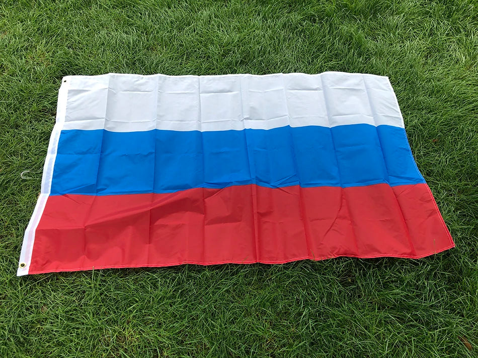 Drapeau de la Russie SKY FLAG – 90x150cm en Polyester, Drapeau Présidentiel Russe, Bannières Nationales de Russie BLACKBEARD OUTDOOR INDUSTRIES