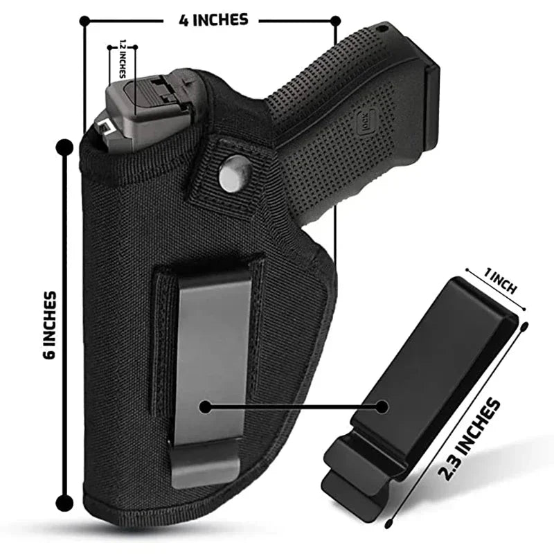 Holster Universel Droitier/Gaucher pour Pistolets – Port IWB / OWB - BLACKBEARD OUTDOOR INDUSTRIES