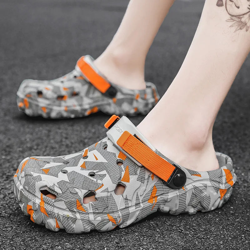 Crocs camouflage homme en EVA légères