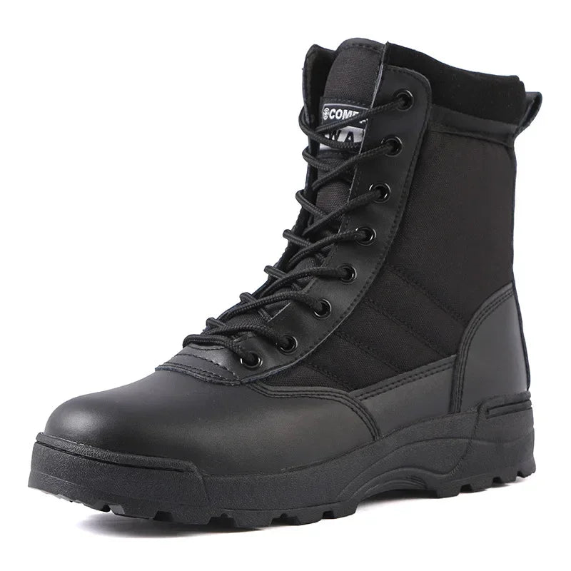 Boots Tactiques Désert Homme – Chaussures Combat Outdoor Zip Cheville