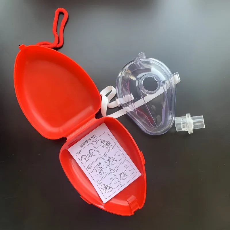 Masque de Secours CPR – Rescousse Adulte/Enfant, Pocket Resuscitator pour Premiers Secours et Sauvetage Cardiaque - BLACKBEARD OUTDOOR INDUSTRIES