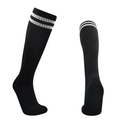 Chaussettes de Football – Longues jusqu’au genou – Enfant & Adulte – Coton Respirant - BLACKBEARD OUTDOOR INDUSTRIES