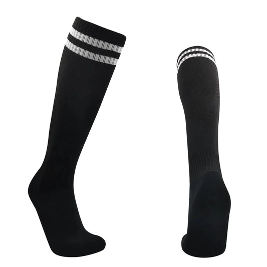 Chaussettes de Football – Longues jusqu’au genou – Enfant & Adulte – Coton Respirant - BLACKBEARD OUTDOOR INDUSTRIES