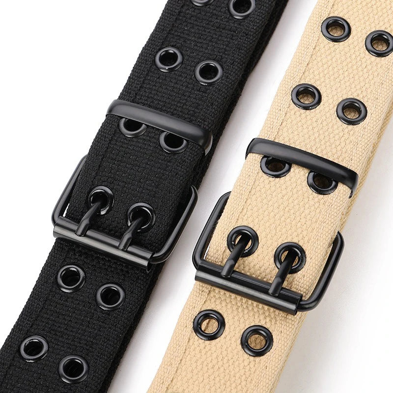 Ceinture Tactique en Toile 4CM pour Homme – Ceinture Militaire pour Travail, Jeans et Tenue Quotidienne - BLACKBEARD OUTDOOR INDUSTRIES