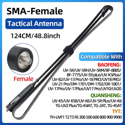 Antenne Tactique ABBREE CS – SMA-Female - BLACKBEARD OUTDOOR INDUSTRIES