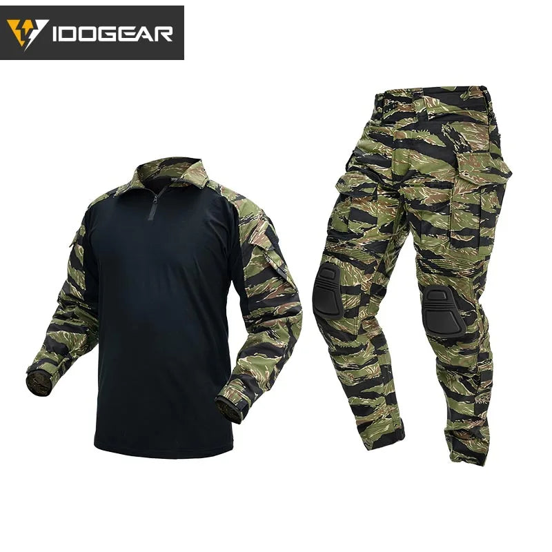 Uniforme Tactique IDOGEAR Gen3 Combat BDU avec Protections Coudes et Genoux - BLACKBEARD OUTDOOR INDUSTRIES