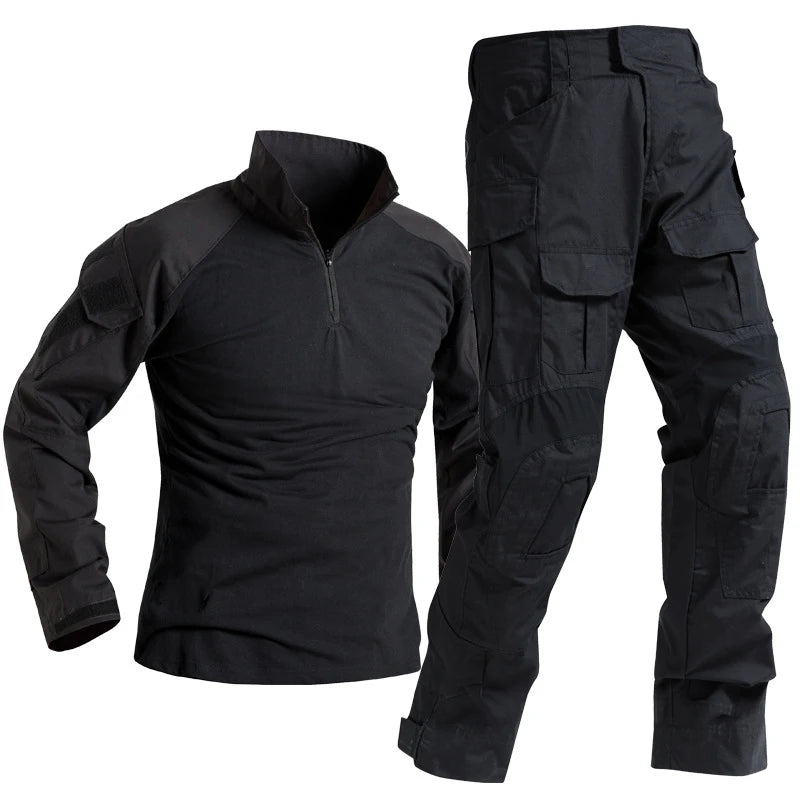 Black G3 Combat Uniform – Ensemble Tactique Chemise + Pantalon - BLACKBEARD OUTDOOR INDUSTRIES