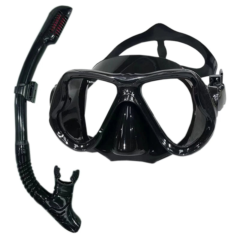 Masque de plongée et snorkeling adulte en verre trempé