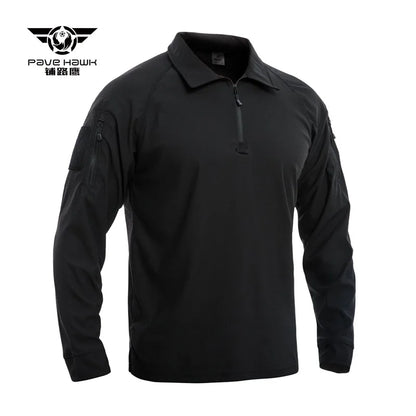T-shirt tactique homme Pave Hawk PLY79 à manches longues