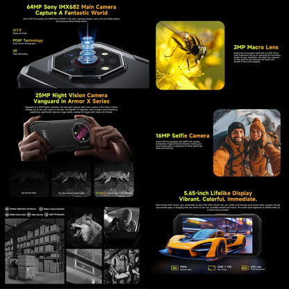 Smartphone Incassable Vision Nocturne 5G Armor X32 Pro