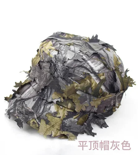 Casquette Tactique Camouflage 3D à Feuilles Bioniques – Chasse, Airsoft, Pêche, Observation Nature - BLACKBEARD OUTDOOR INDUSTRIES