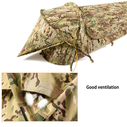 Tente bivouac 1 personne – Abri bivy compact à fenêtres TPU