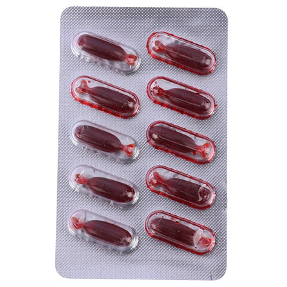 Capsules Faux Sang x10 – Halloween, Cosplay & Simulation Médicale | Comestibles