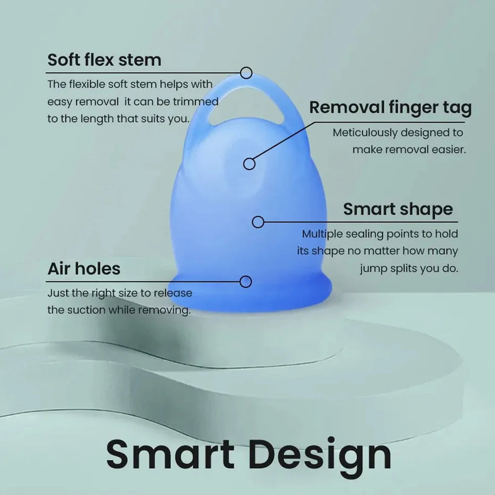 Coupe Menstruelle avec Anneau de Retrait Facile | Alternative Écologique aux Tampons & Serviettes - BLACKBEARD OUTDOOR INDUSTRIES