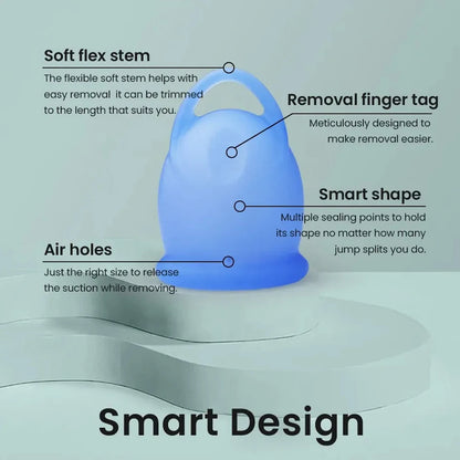 Coupe Menstruelle avec Anneau de Retrait Facile | Alternative Écologique aux Tampons & Serviettes - BLACKBEARD OUTDOOR INDUSTRIES