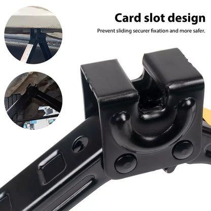 Cric Mécanique 2-en-1 avec Clé à Cliquet – 1.5T / 2.5T | Outil de Levage Pliable pour Voiture - BLACKBEARD OUTDOOR INDUSTRIES