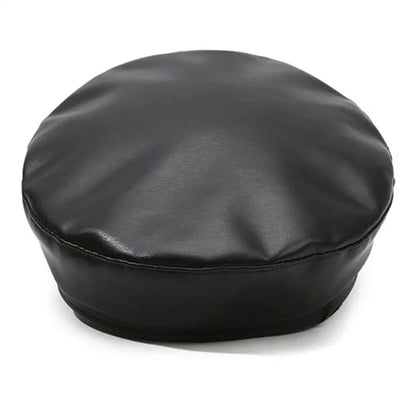 Casquette gavroche femme en simili cuir PU