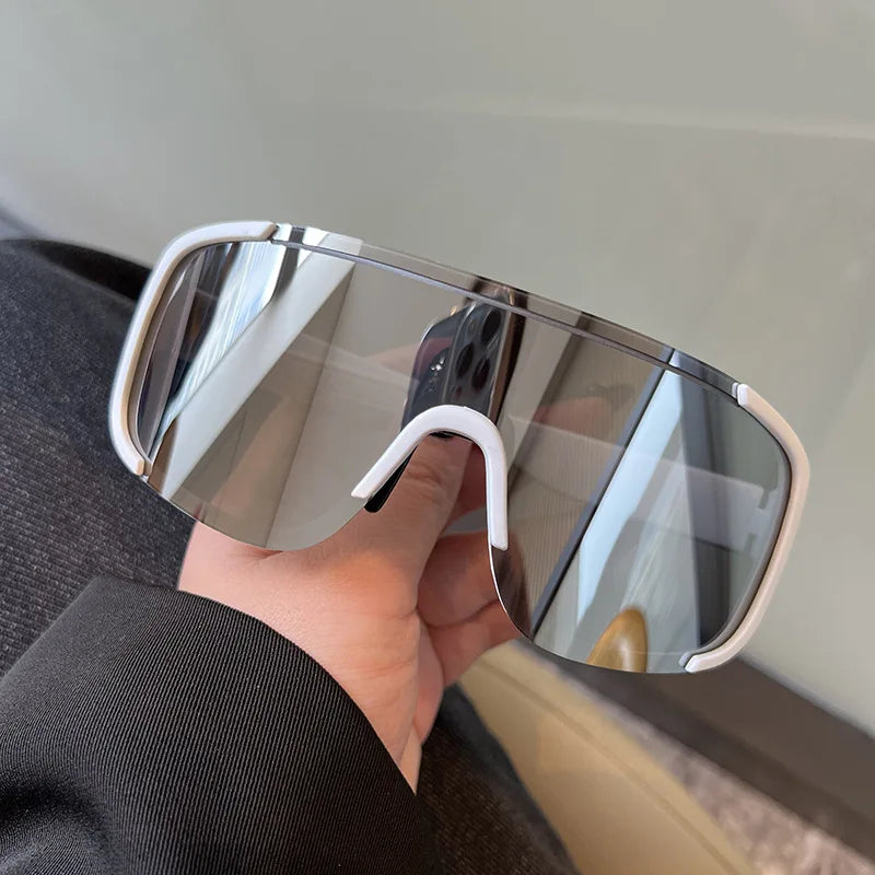 Lunettes de Cyclisme Style Y2K – Verres Miroir Coupe-Vent | Homme & Femme