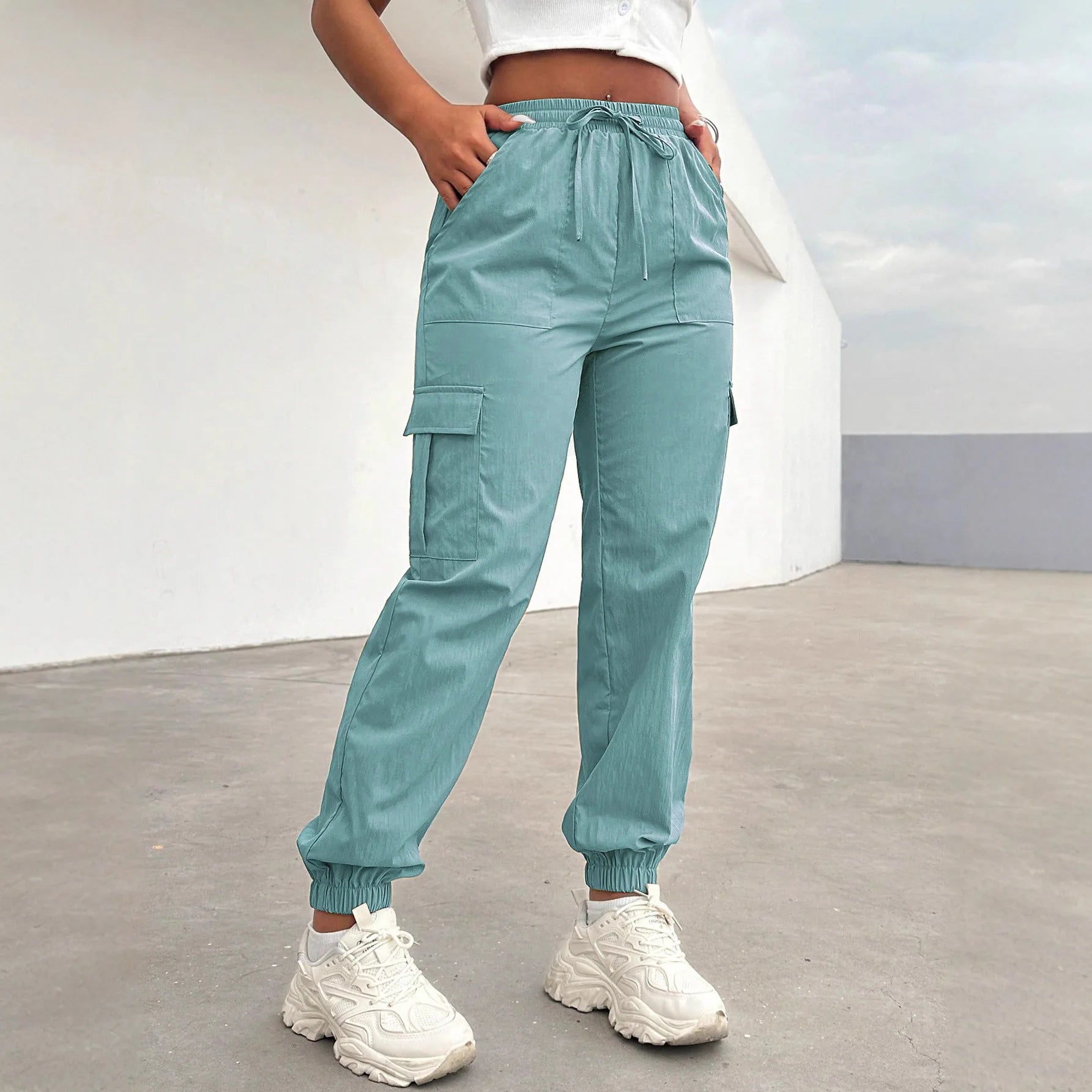 Pantalon Workwear Femme Séchage Rapide – Taille Haute & Jambe Droite - BLACKBEARD OUTDOOR INDUSTRIES