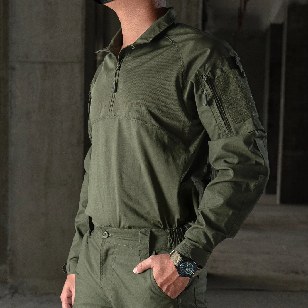 Chemise tactique IDOGEAR BSR combat avec coudières airsoft - BLACKBEARD OUTDOOR INDUSTRIES