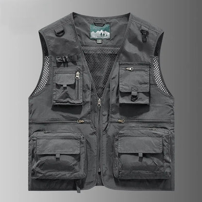 Gilet Tactique Homme Été – 14 Poches, Mesh Respirant - BLACKBEARD OUTDOOR INDUSTRIES