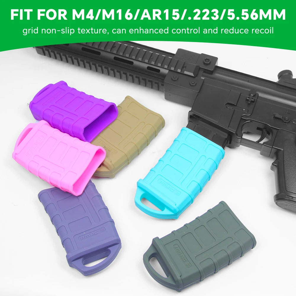 Couvre-Chargeur Tactique Caoutchouc – M4/M16 .223/5.56mm – Airsoft & Tir