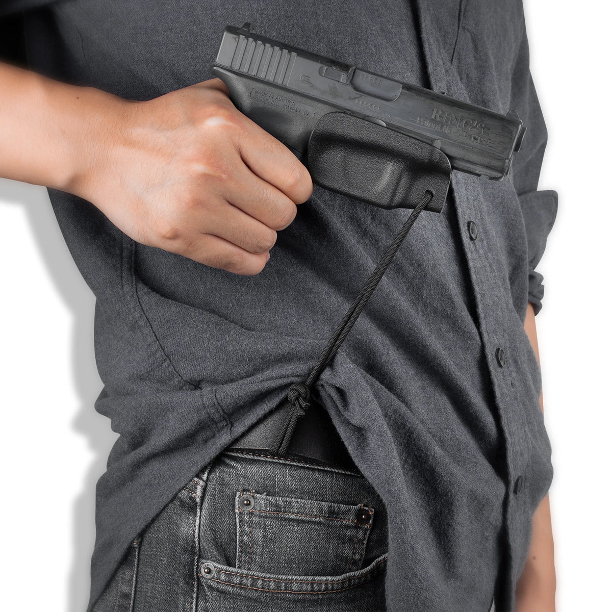 Étui de pontet en Kydex avec cordon pour pistolet