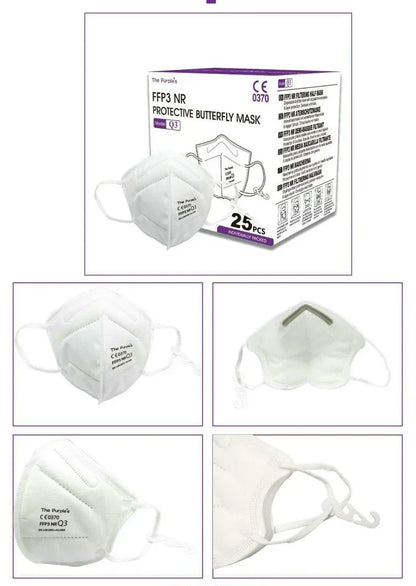 Masque FFP2 KN95 5 Couches CE – Protection Respiratoire Poussières, Fumées & Incendie - BLACKBEARD OUTDOOR INDUSTRIES