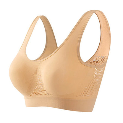 Brassière Sport Femme Sans Armature – Soutien-gorge Yoga Running Grande Taille S–5XL
